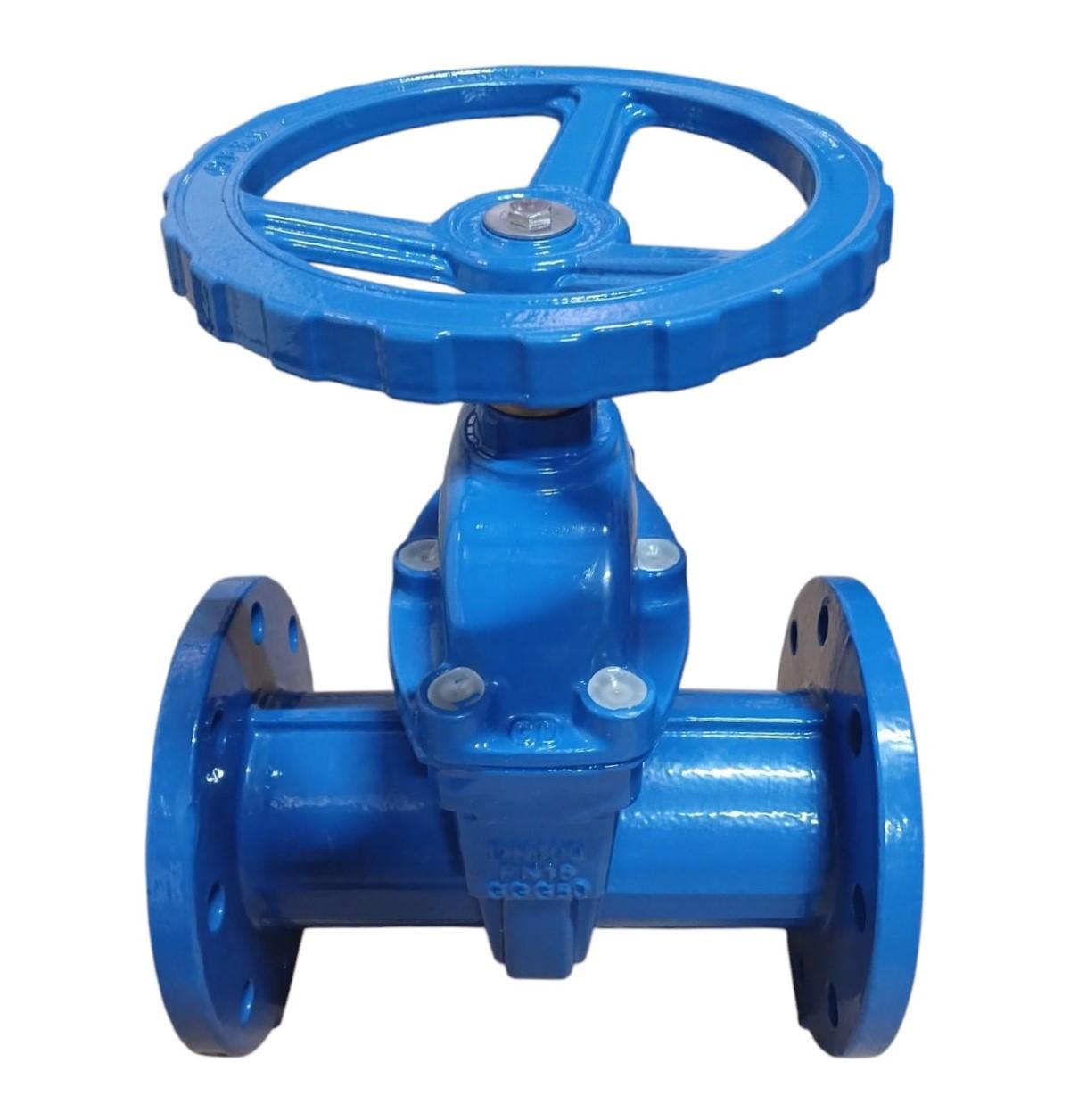 Vana fonta D.100 PN16 pana cauciucata DIN3352-F5 (L=290 mm) (8 gauri)  UNV