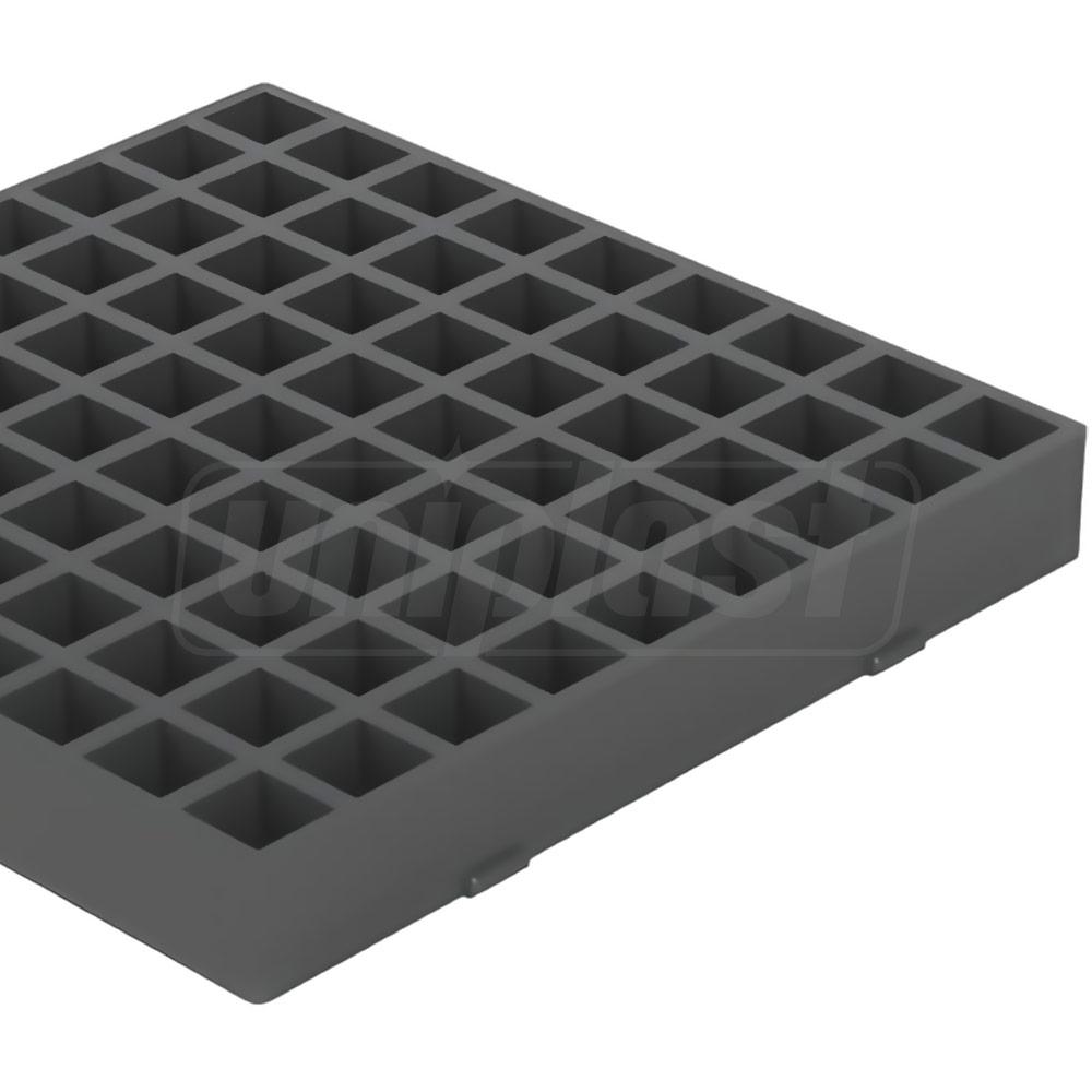 Grila pentru Camin pluvial 144 x 144 mm (negru) 334  CHUDEJ