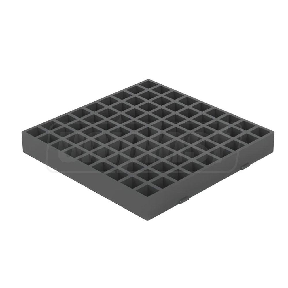 Grila pentru Camin pluvial 144 x 144 mm (negru) 334  CHUDEJ