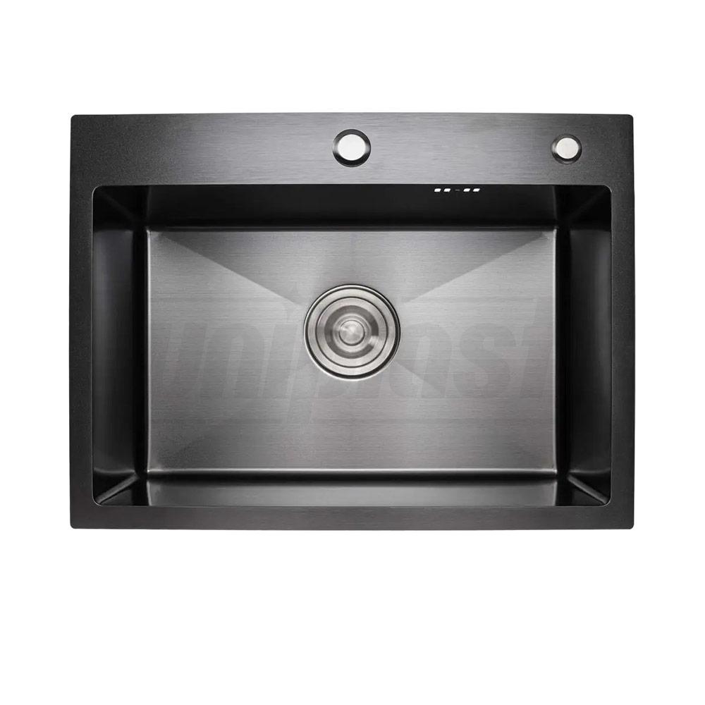 Chiuveta de bucatarie inox  ZH 5843 (nano black)