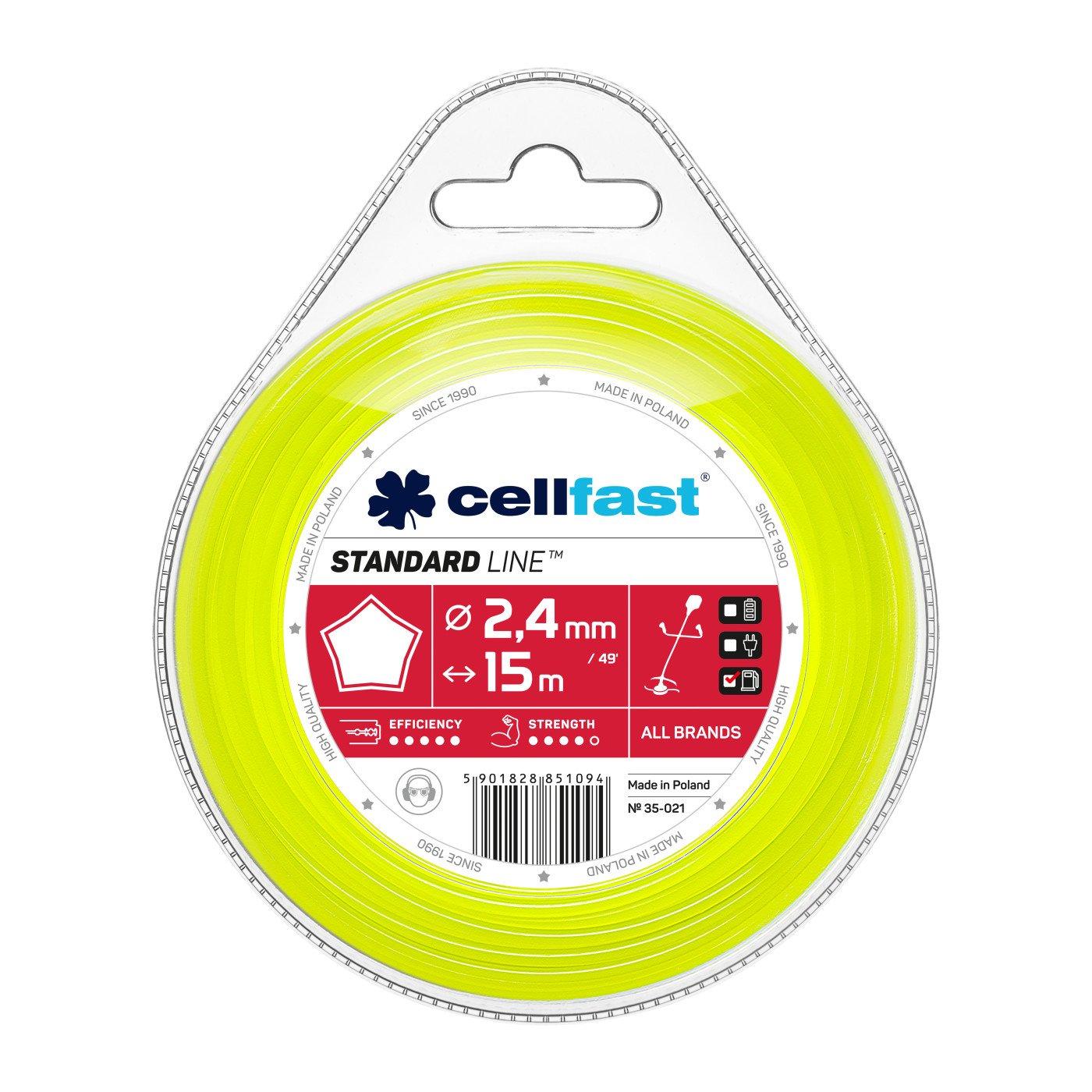 Fir motocoasa stea Standard 2.7 mm (15 m) CELLFAST