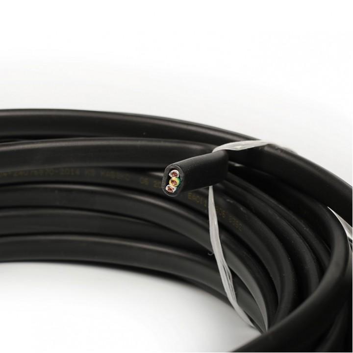 Cablu VVGng LS cupru 3 x 2.5 izolat (negru) L=200 m