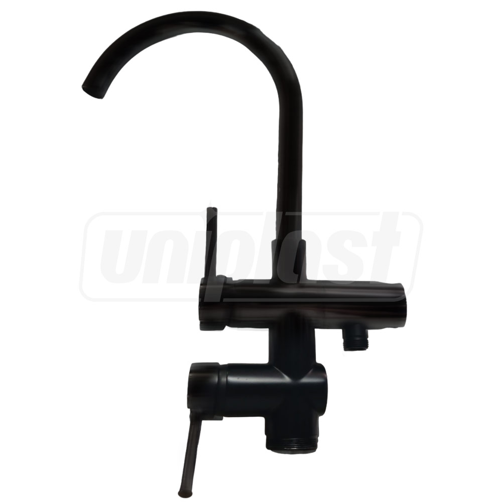 Baterie pentru cada cu montaj pe pardoseala 1300013-BK (negru)  ESTA