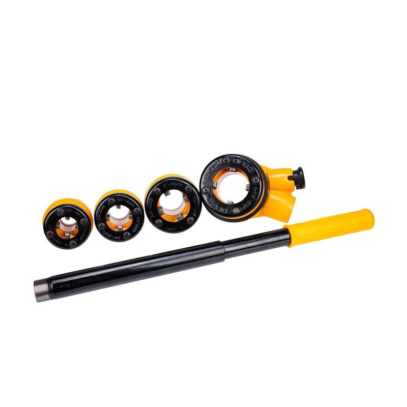 Комплект для нарезки резьбы 1/2", 3/4", 1", 1.1/4"  Professional  DINGQI