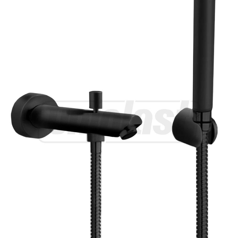 Baterie front pentru baie 91MDNO (negru mat) REMER