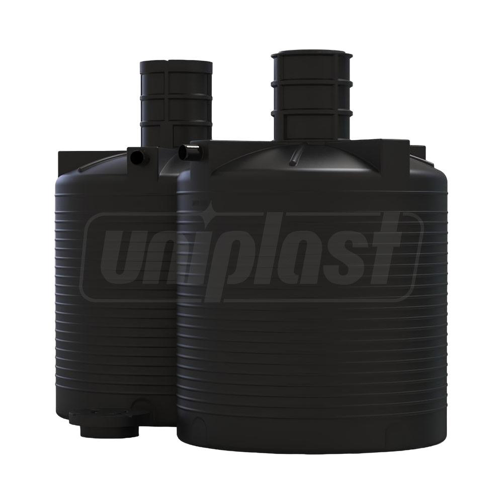 Подземный резервуар 5000 л (выгребная яма) L=2.42 м H=2.09 м с крышкой и удленителем EP