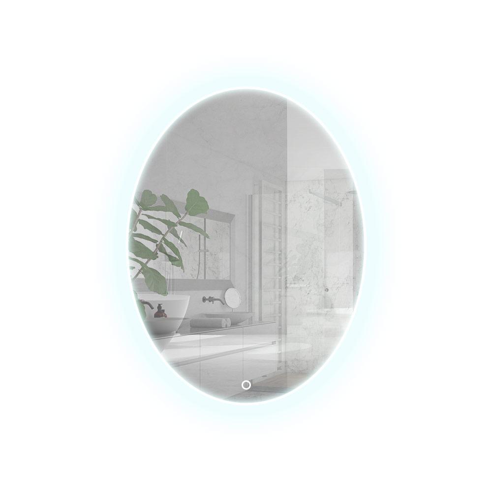 Oglinda pentru baie LED 6000K (oval) 60 x 80 cm IP44  UNIPLAST