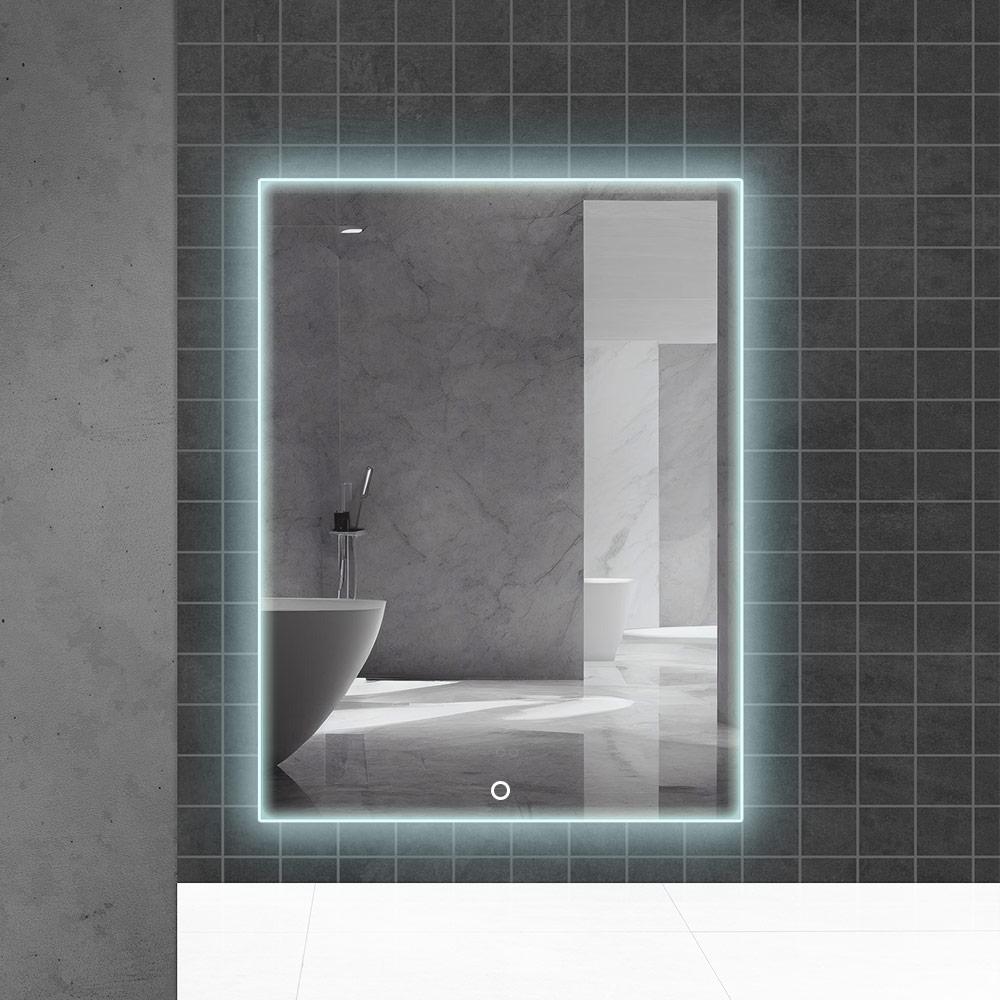 Зеркало для ванной LED 6000К (прямоугольное) 60 x 80 см IP44 UNIPLAST