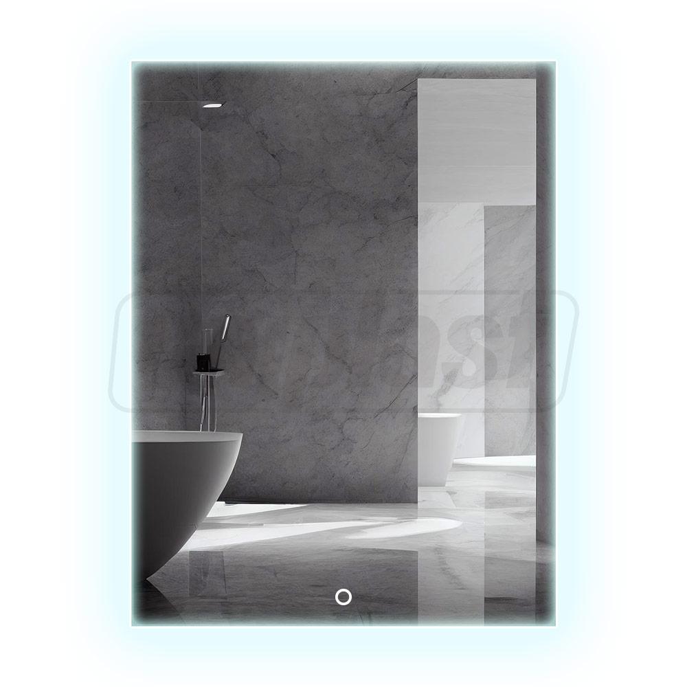 Зеркало для ванной LED 6000К (прямоугольное) 60 x 80 см IP44 UNIPLAST