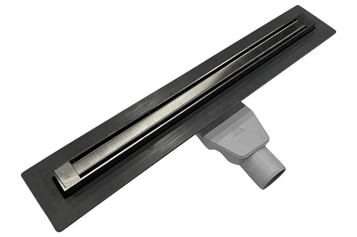 Rigola de dus lineara SLIM LINE set 700 x 35 mm D. 50 x 90° PREMIUM BLACK CHUDEJ