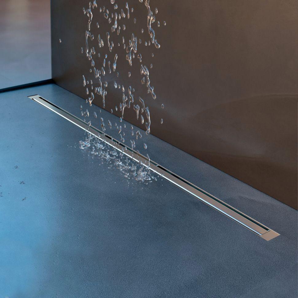 Rigola de dus lineara SLIM LINE set  800 x 35 mm D. 50 x 90° PREMIUM SS  CHUDEJ