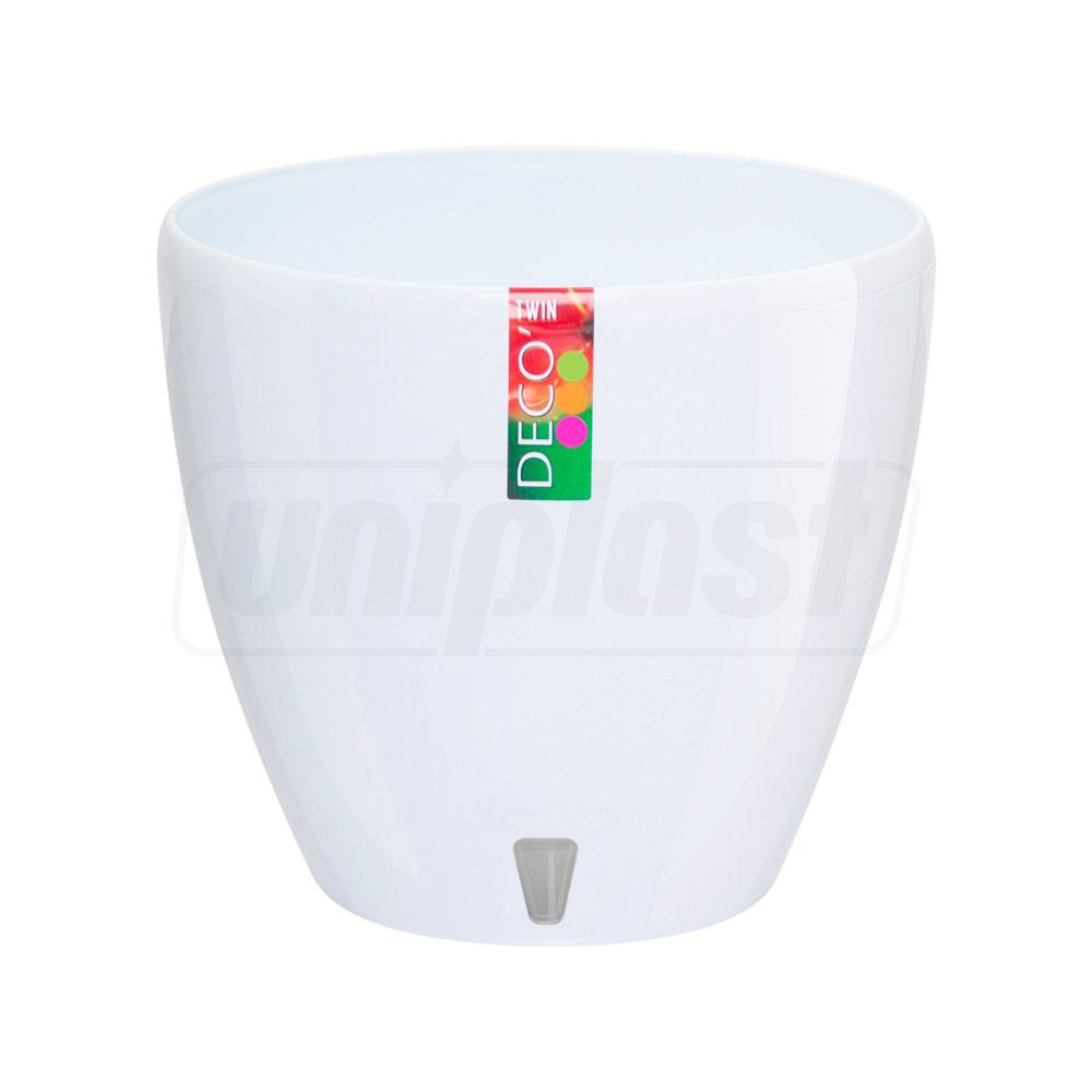 Вазон DECO TWIN 12 л (белый)