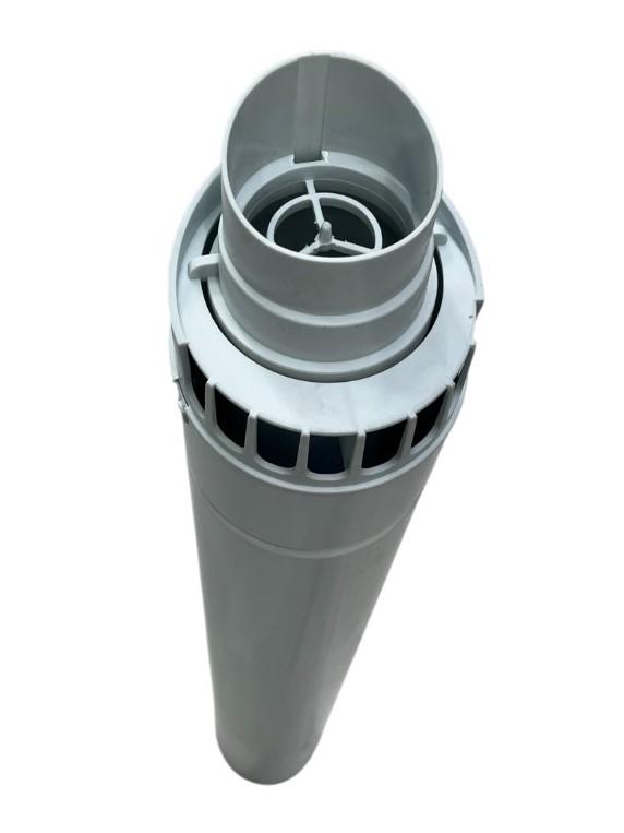 Conducta cos fum 90° pentru cazanele pe gaz set D. 60/100 TERMET