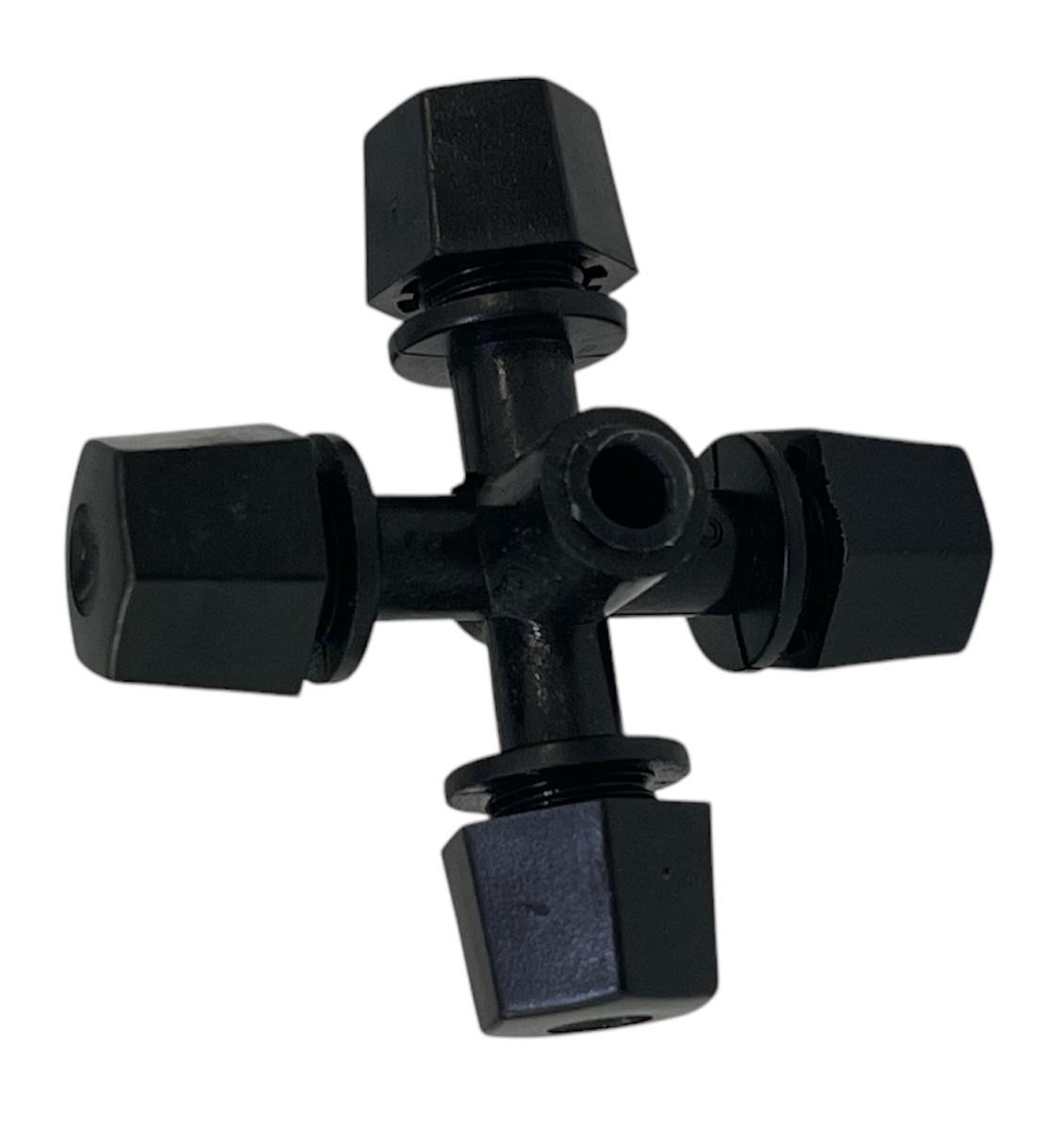 Microaspersor ceata cu 4 duze-fogger (negru)  UNITAPE