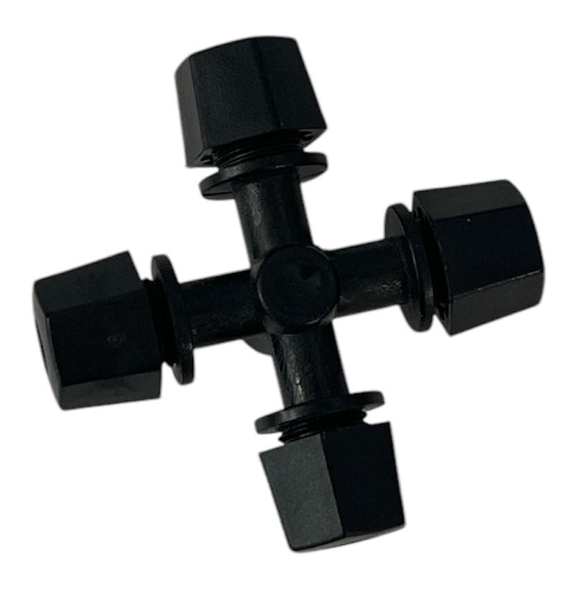 Microaspersor ceata cu 4 duze-fogger (negru)  UNITAPE