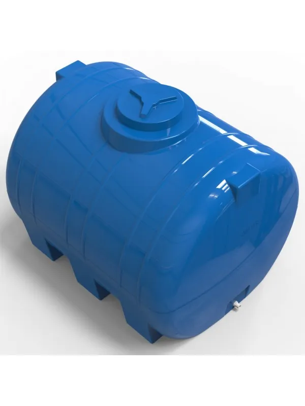 Rezervor apa 3000 L orizontal, oval (albastru) cu stut D. 1" 189x148x152 cm