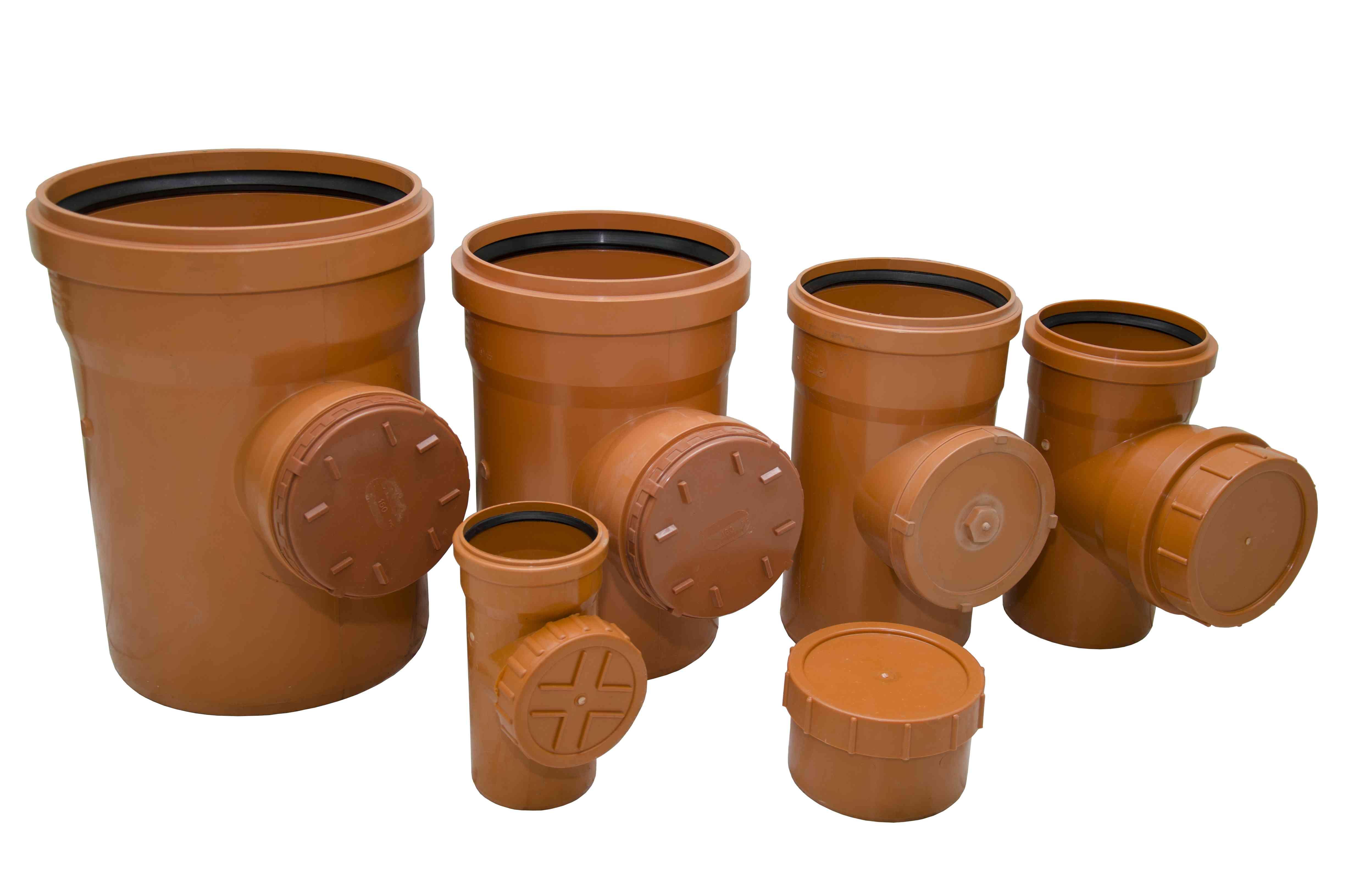 Piesa de curatire PVC D.125  BTN