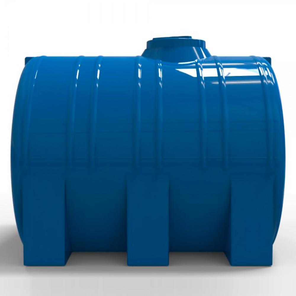 Rezervor apa 5000 L orizontal, oval (albastru) cu stut D. 2" 250x171x180 cm