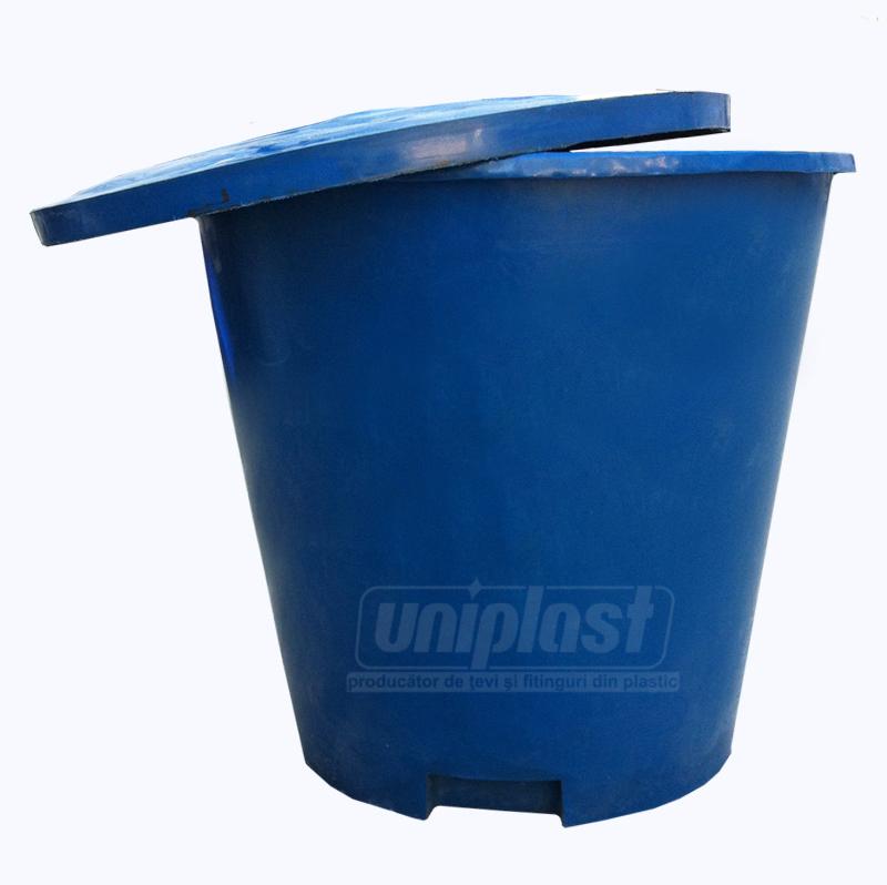 Cada pentru vin cu capac 500 L (albastra) W=830 x H=800 x 580 x 10 mm