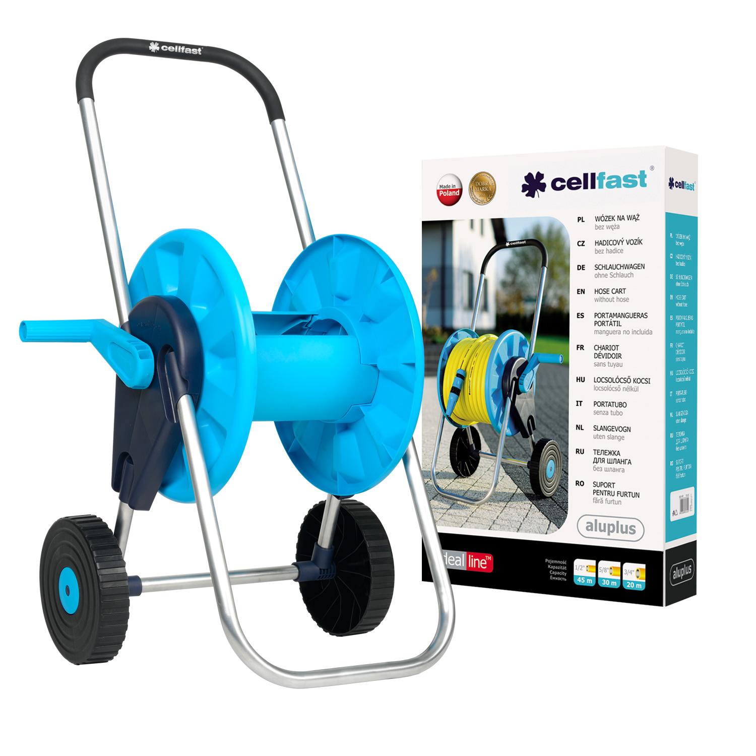 Carucior pentru furtun ALUPLUS (1/2" x 45 m)  CELLFAST