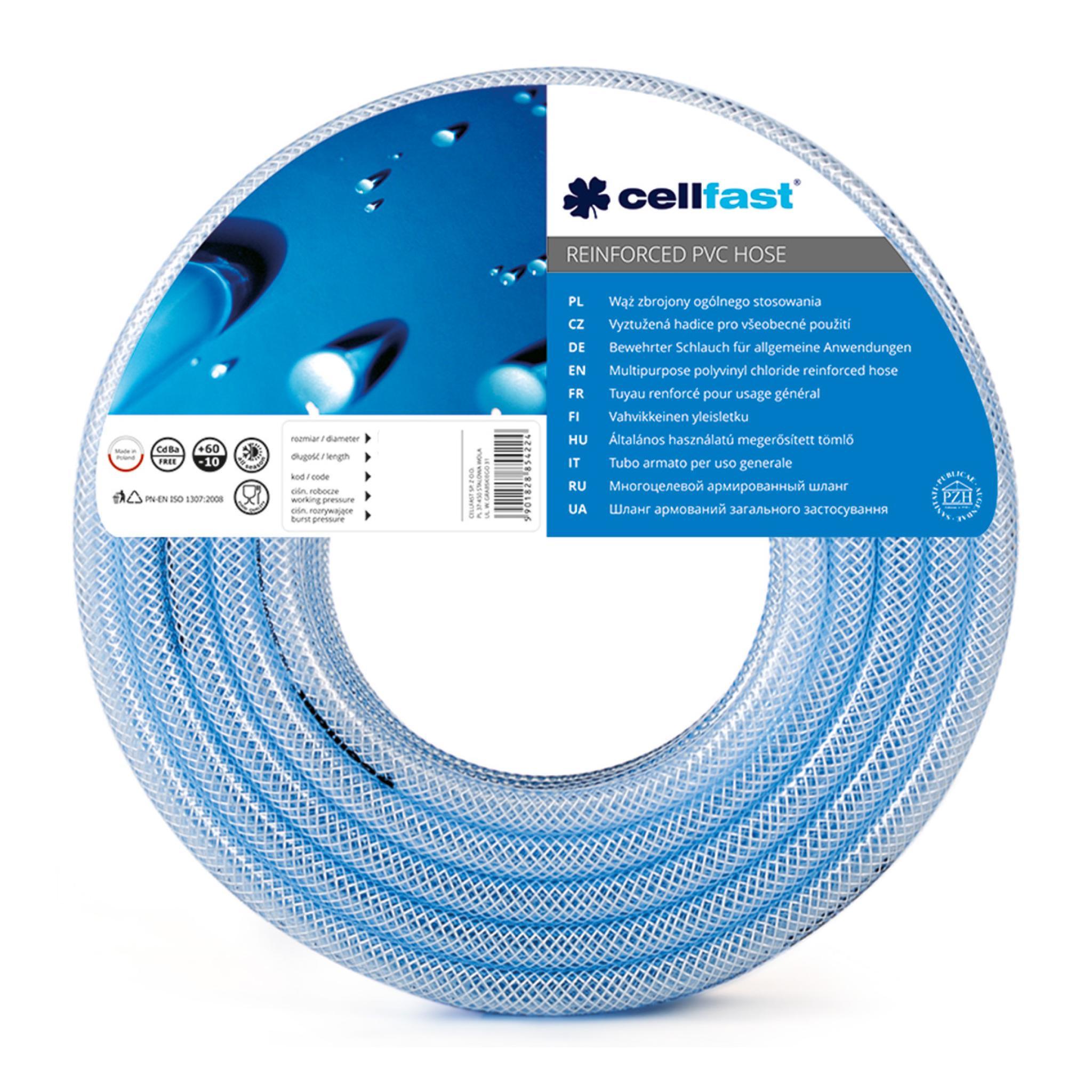 Furtun alimentar siliconat multifunctional armat PVC D.10x3 20-672 / 20-105  CELLFAST