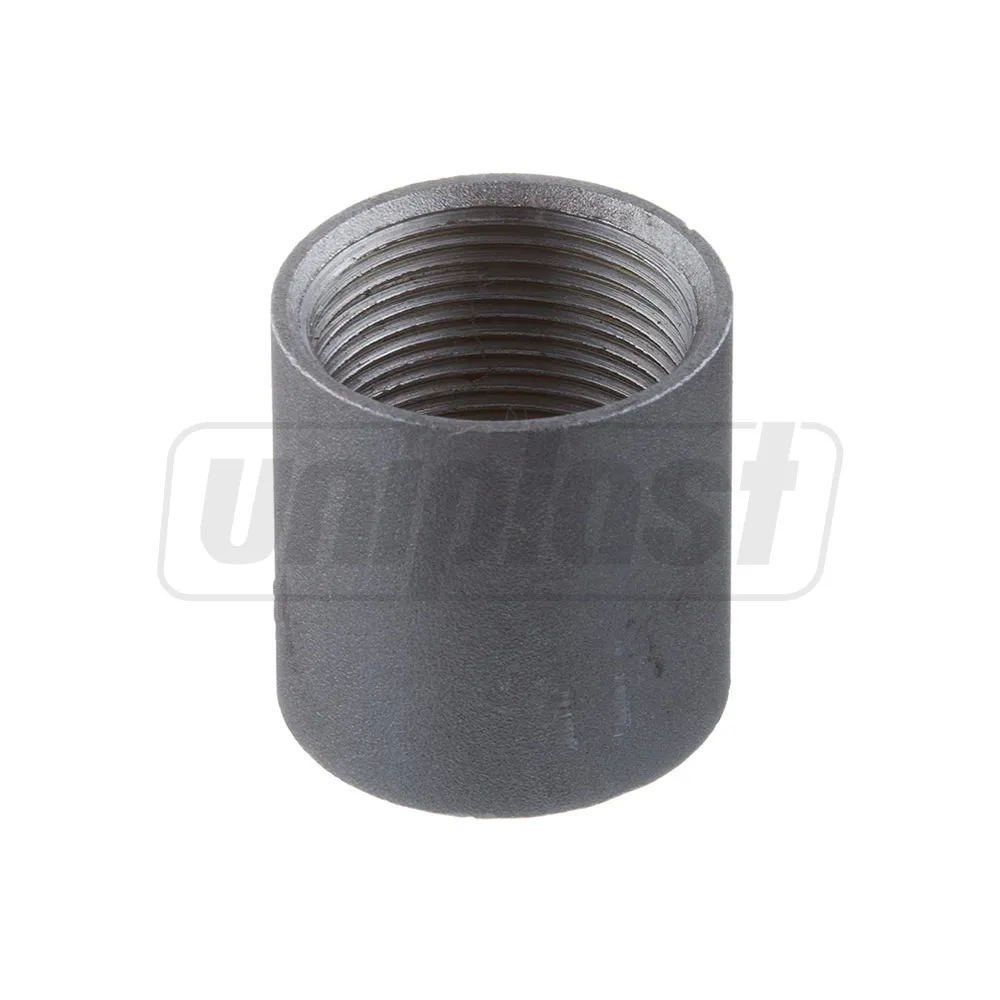 Муфта стальная D.  1/2" М/М, L=33 мм HY