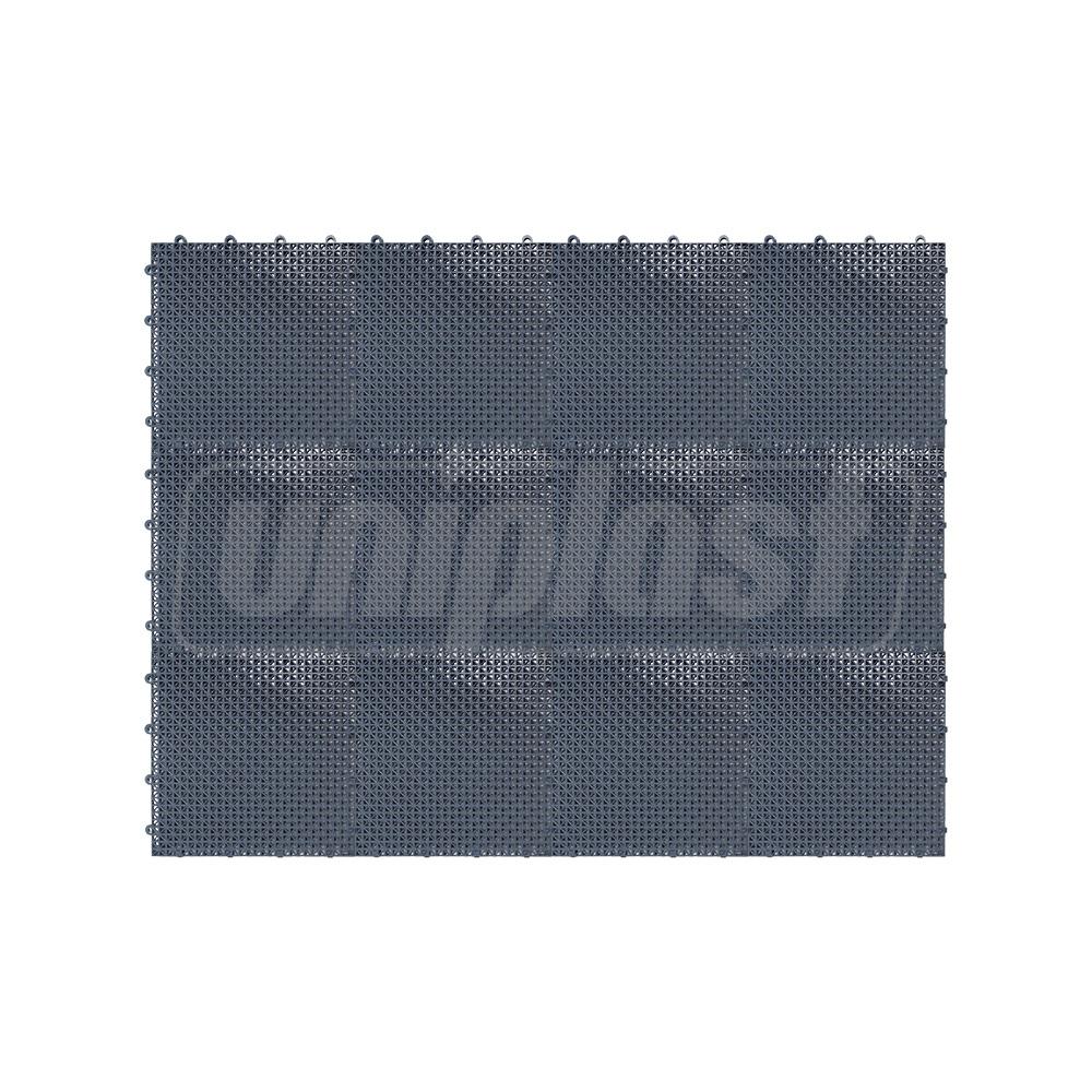 Коврик для прихожей (серый/серый) 41 x 54 см