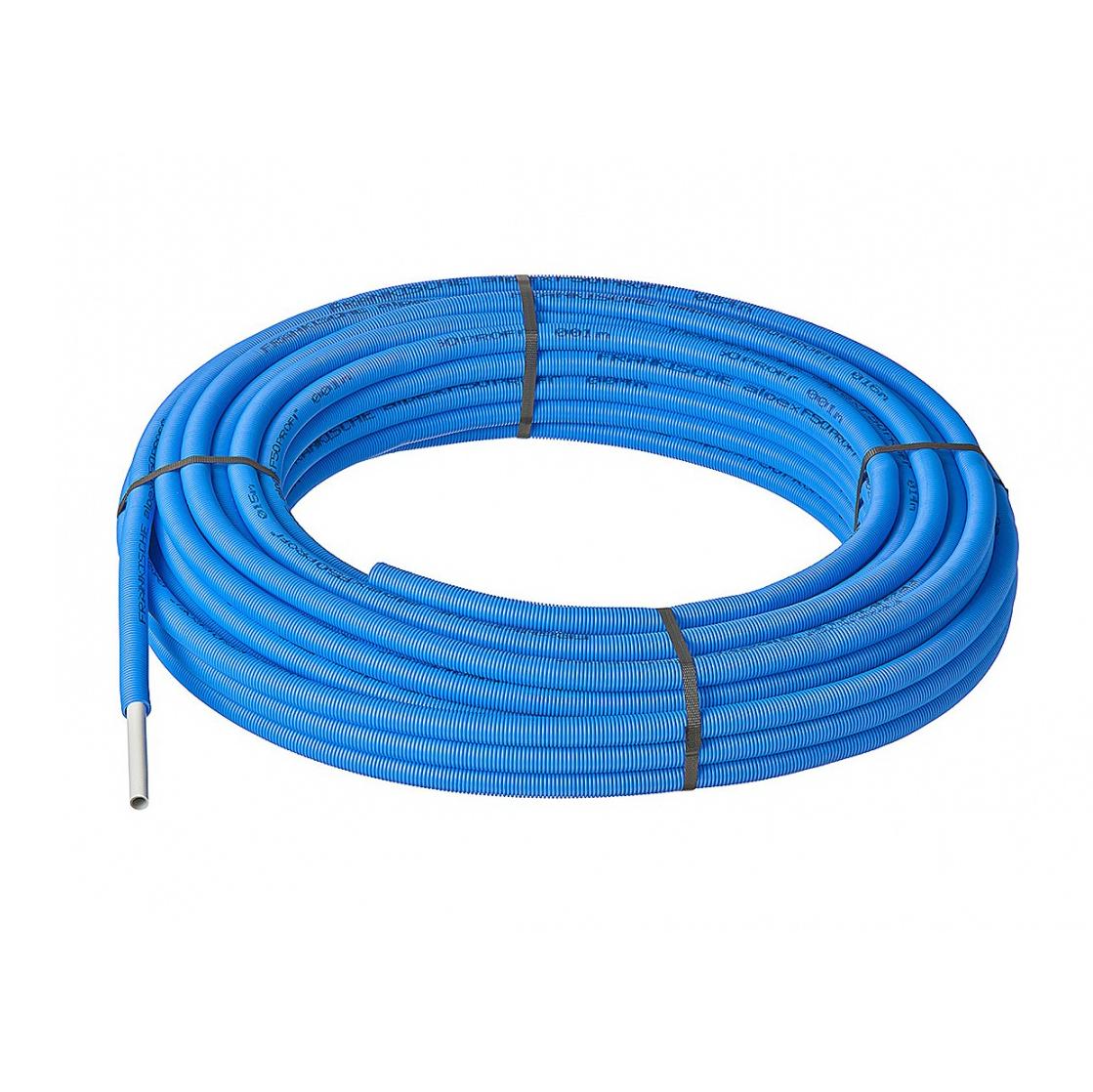 Teava PEXb  HAKAN +GF+ cu bariera de oxygen + tub gofrat de prot. (albastru) D. 16 (podea calda) L=100 m