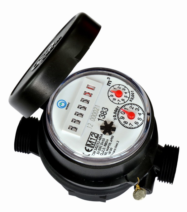 Водомер D. 15 SJ-LFC D7 R-160 Q=2.5 м³/ч (пластиковый)