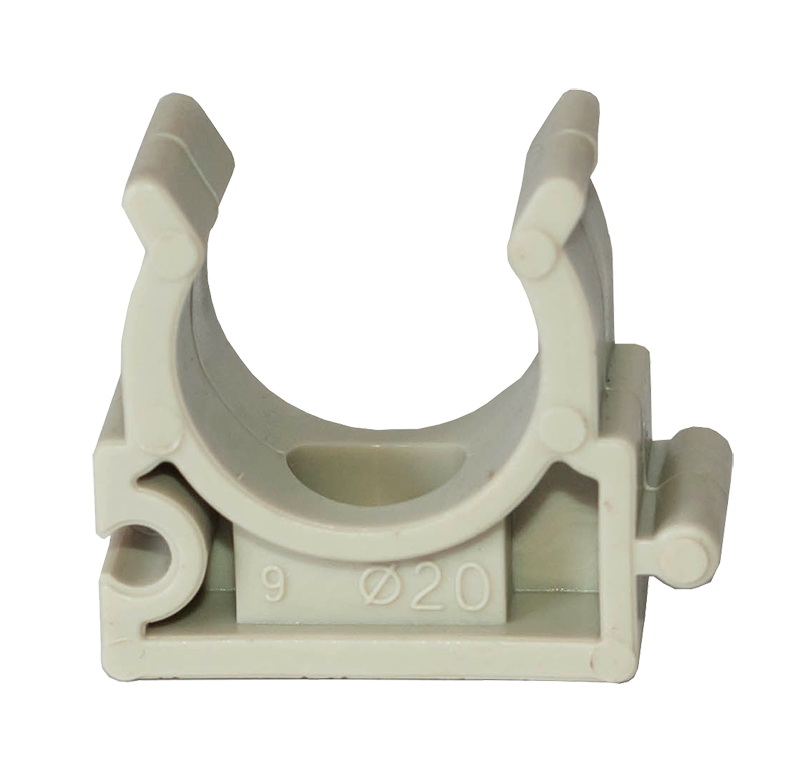 Держатель ППР D. 16 PEX (серый)