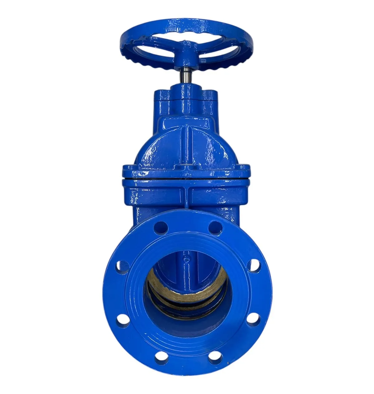 Задвижка чугунная D. 80 PN16 бронзовый клин DIN3352-F4 (L=180 мм) (8 отверстий)  UNV