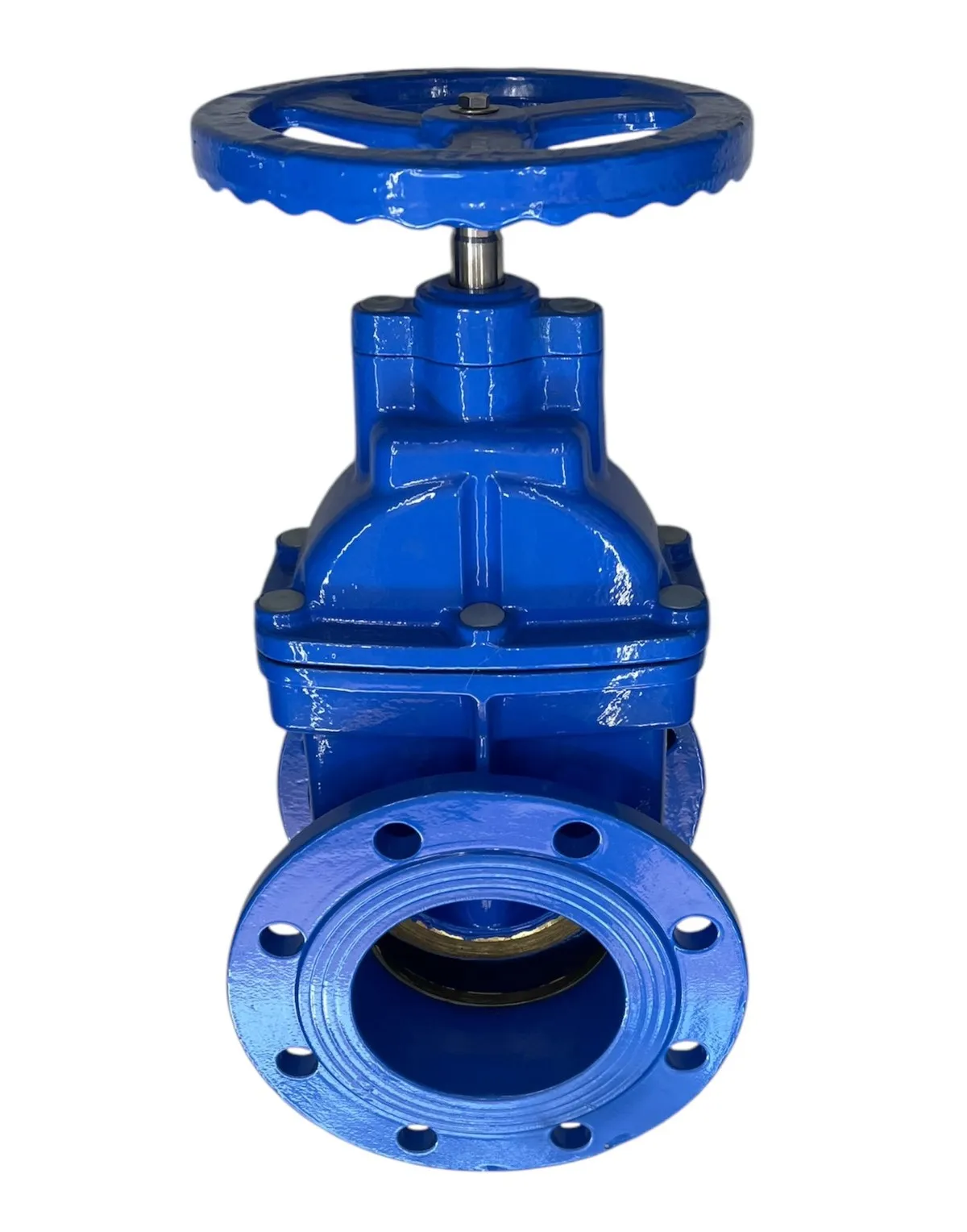 Задвижка чугунная D. 80 PN16 бронзовый клин DIN3352-F4 (L=180 мм) (8 отверстий)  UNV