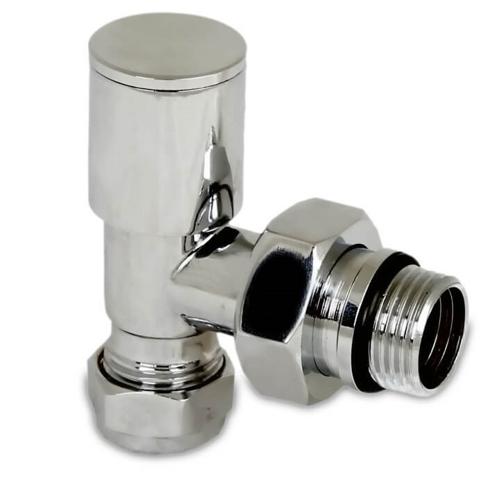 Кран для радиатора D. 1/2" П x 16 PEX угловой обратка (разборный) HS