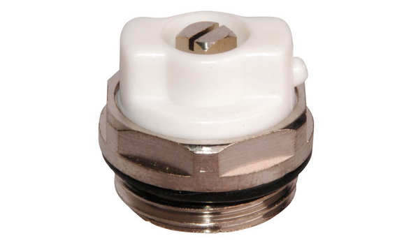 Кран Маевского D. 1/2" Папа (со шлицем) HS