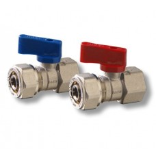 Кран D. 16 x 1/2" М металлопласт HS