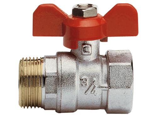 Кран шаровый D.  3/4" П/М /л PN25