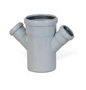 Ramificatie dubla PP D.110 x 50 / 45°  INSTALPLAST