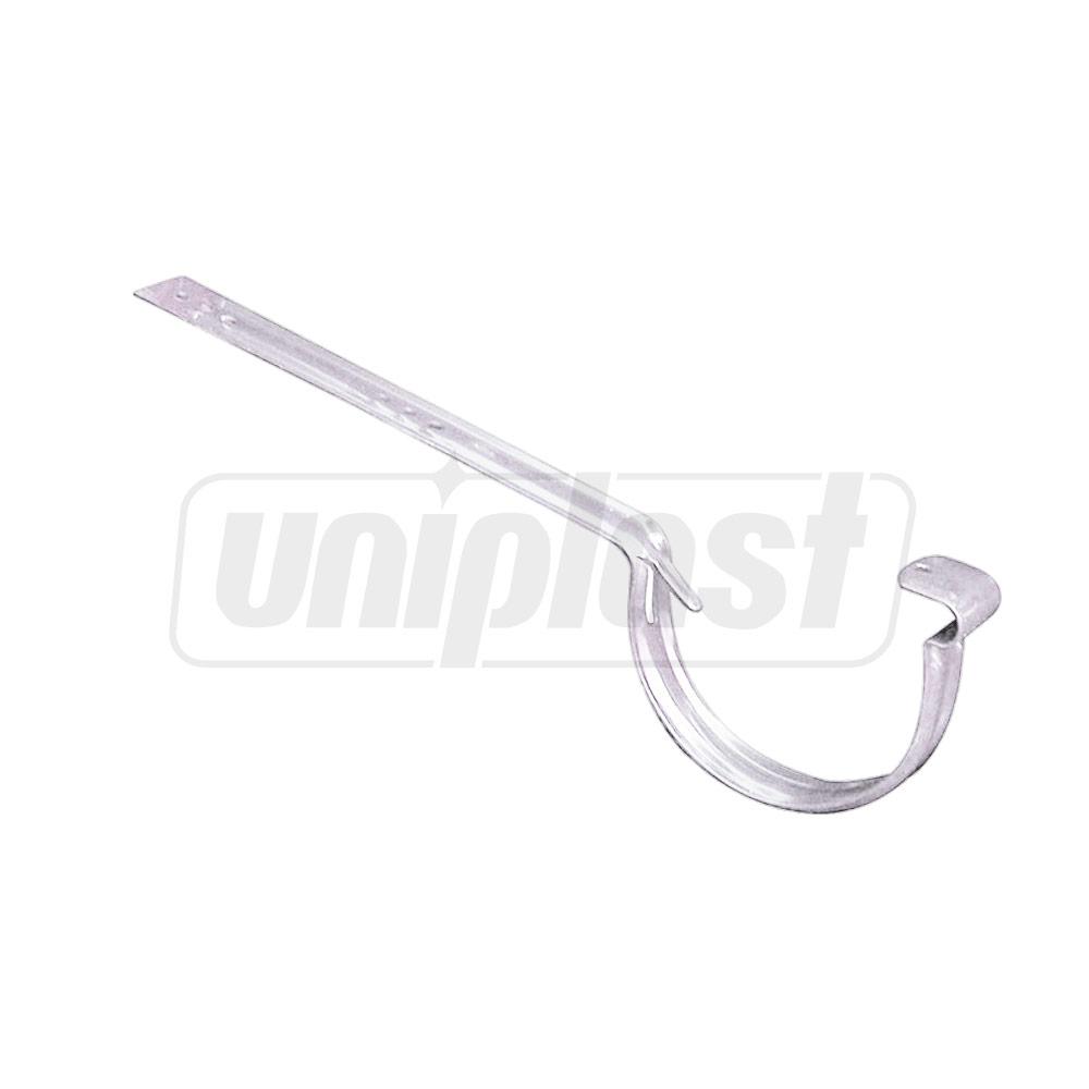 Carlig metal pentru jgheab D.125 (alb) CIN125В FIRST PLAST