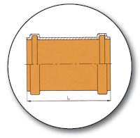 Муфта ПВХ ремонтная D.125 (наружная)  BTN