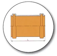 Муфта ПВХ ремонтная D.125 (наружная)  BTN