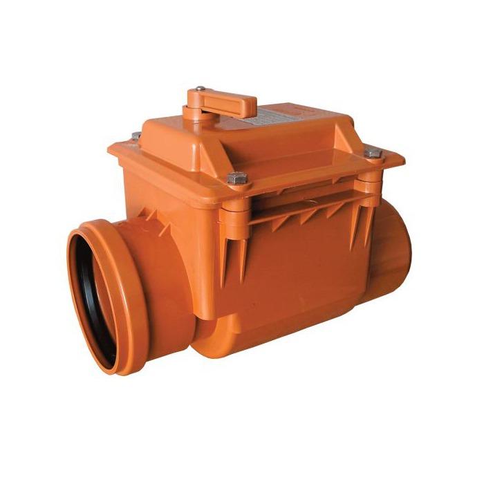 Clapeta de sens unic D.110 PP (portocalie) INSTALPLAST
