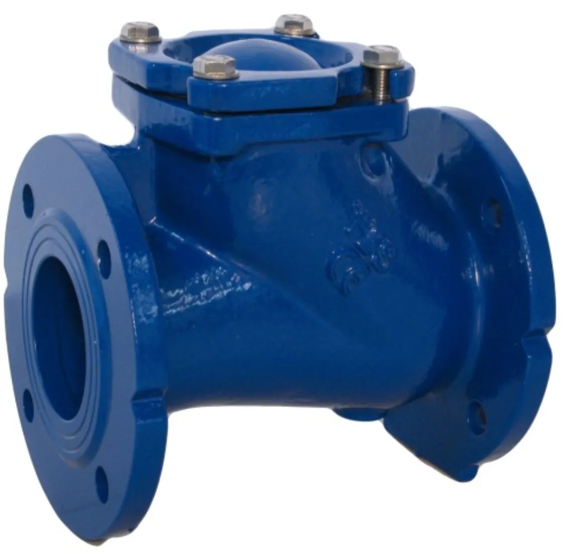 Supapa non-retur D. 65 fonta cu flanse PN16 L=240 mm (4 gauri)  UNV