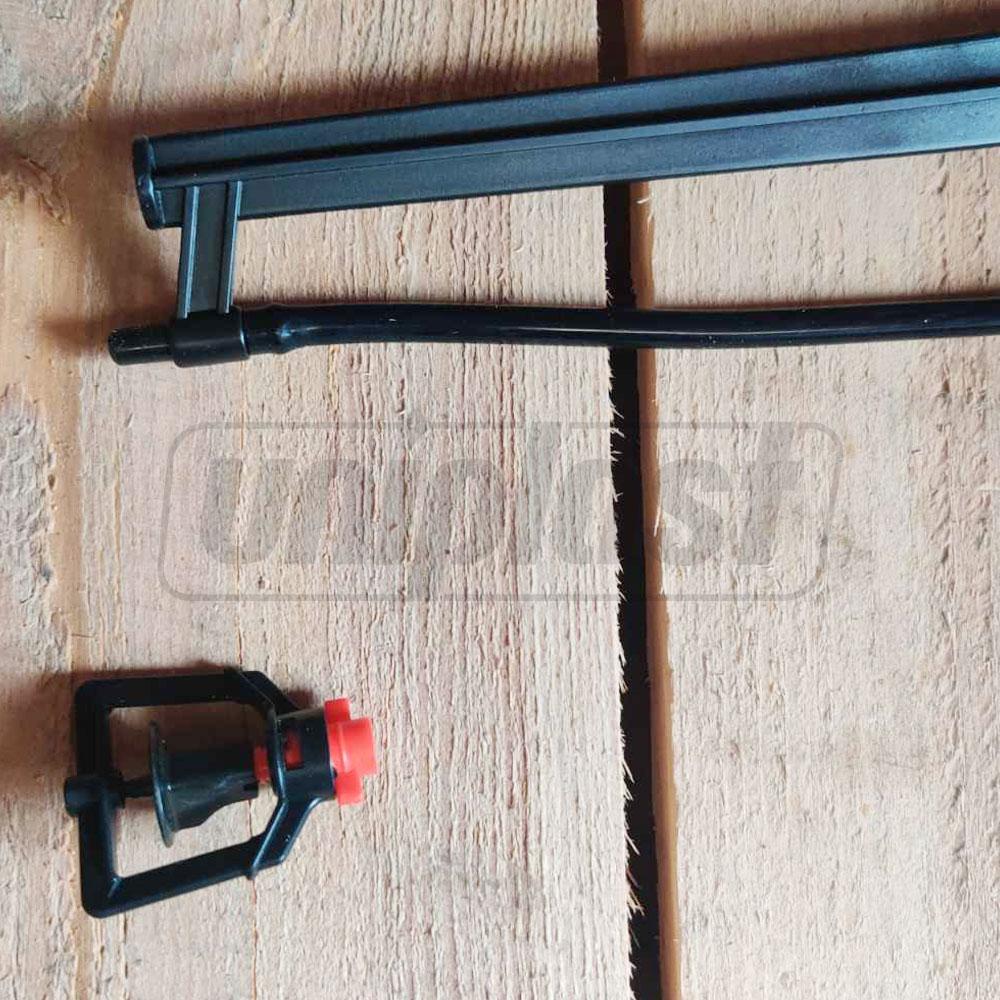 Microaspersor 1-2 bar, 90-115 LPH, R=3.9-4.3 m  UNITAPE