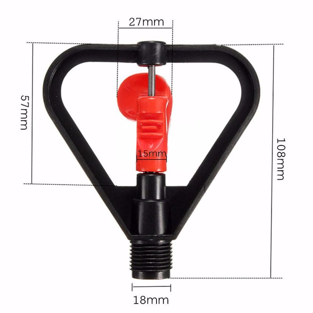 Aspersor mini plastic D. 1/2" FE 1.5-3 bar, R=3-6 m, 200-450 LPH  UNITAPE