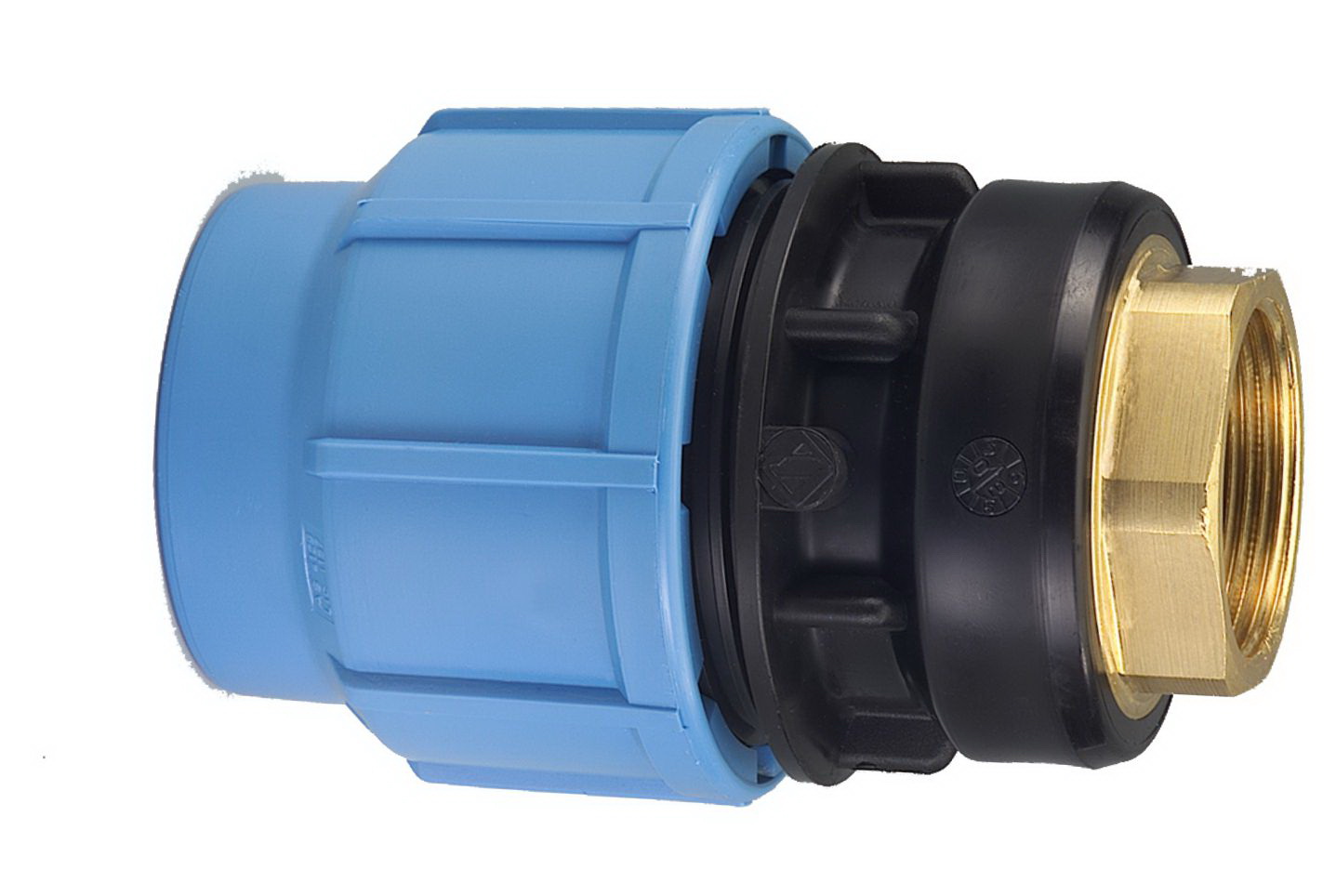 Adaptor compresiune alama D. 50 x 1.1/2" FI / 16 A  SAB