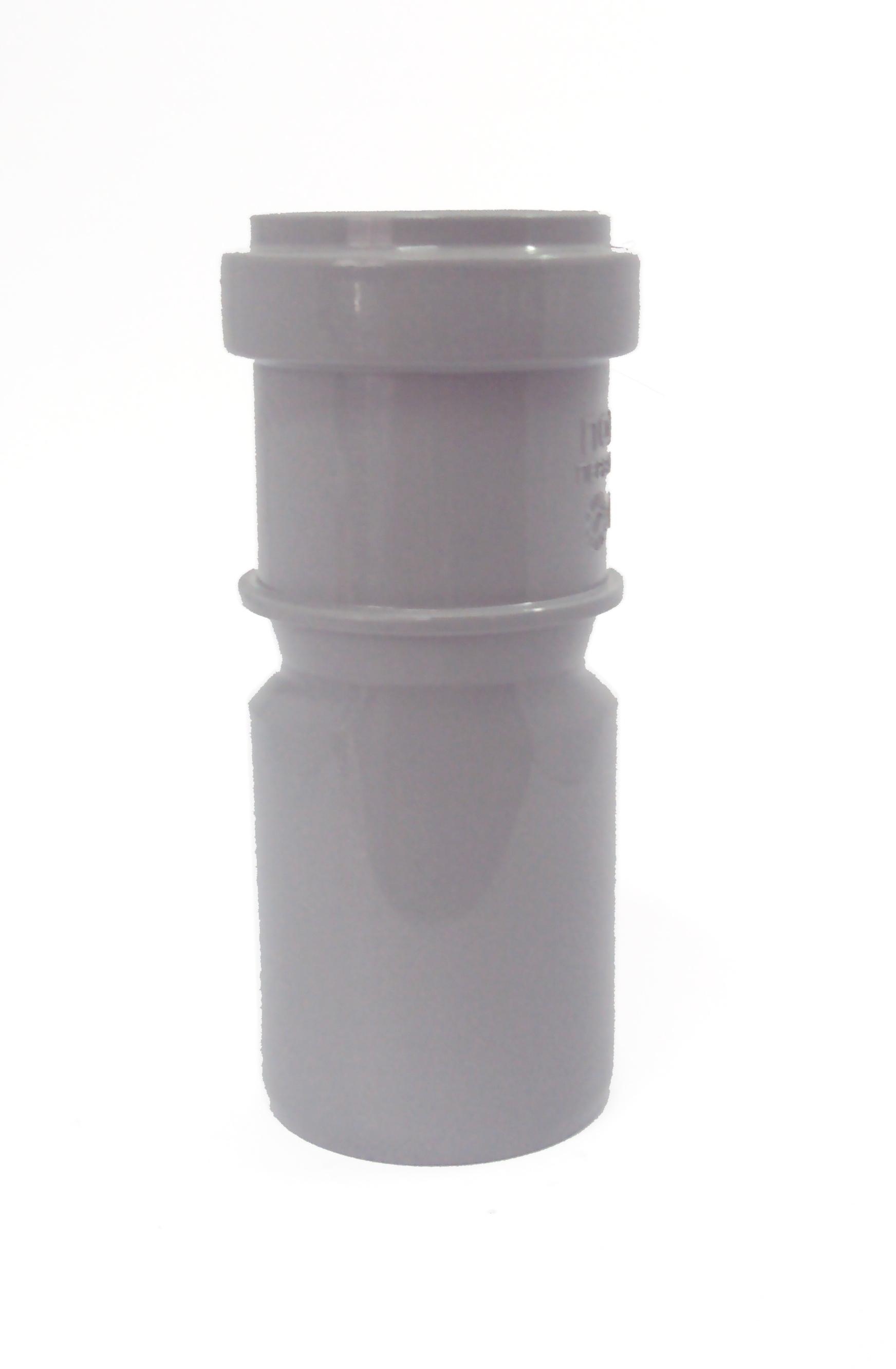 Reductie PP excentrica D. 40 x 32 (gri) TP/PS
