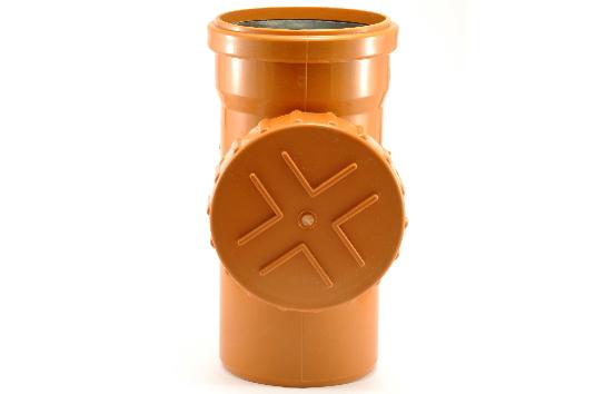 Piesa de curatire PVC D.110  BTN