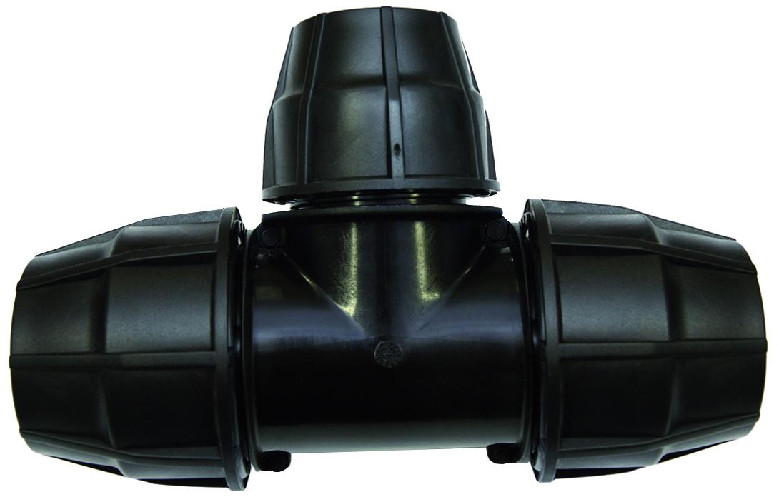 Тройник зажимной с переходом D. 63 x 20 x 63 / 10 D