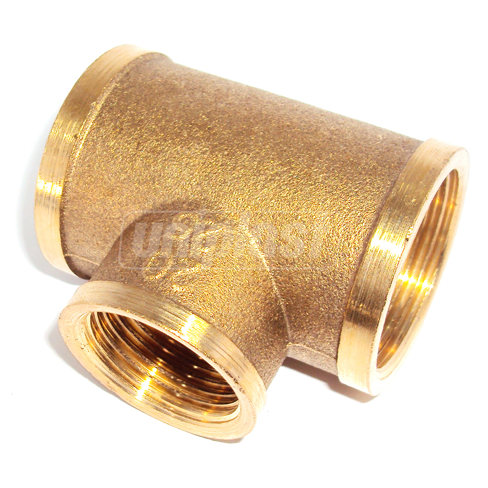 Тройник переходной D. 1" x 3/4" М бронзовый HY