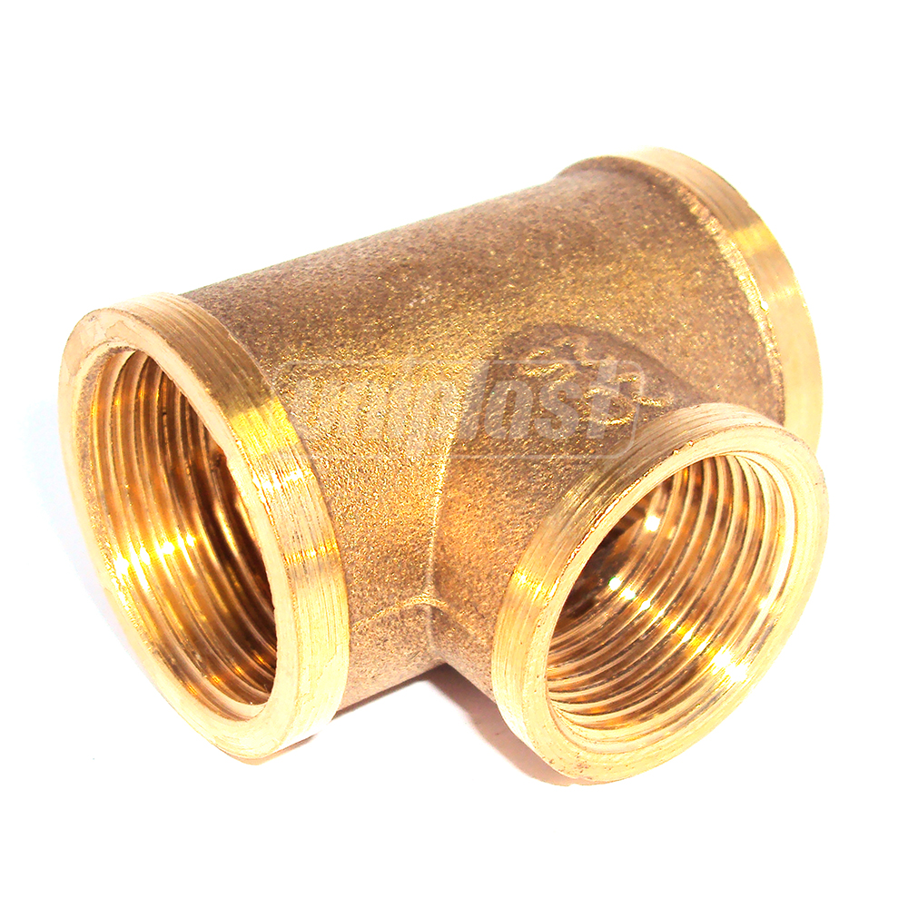 Тройник переходной D. 1" x 3/4" М бронзовый HY